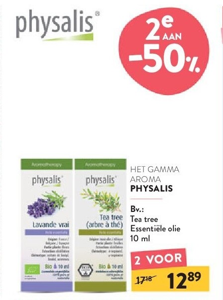 PHYSALIS Tea tree Essentiele olie 10 ml