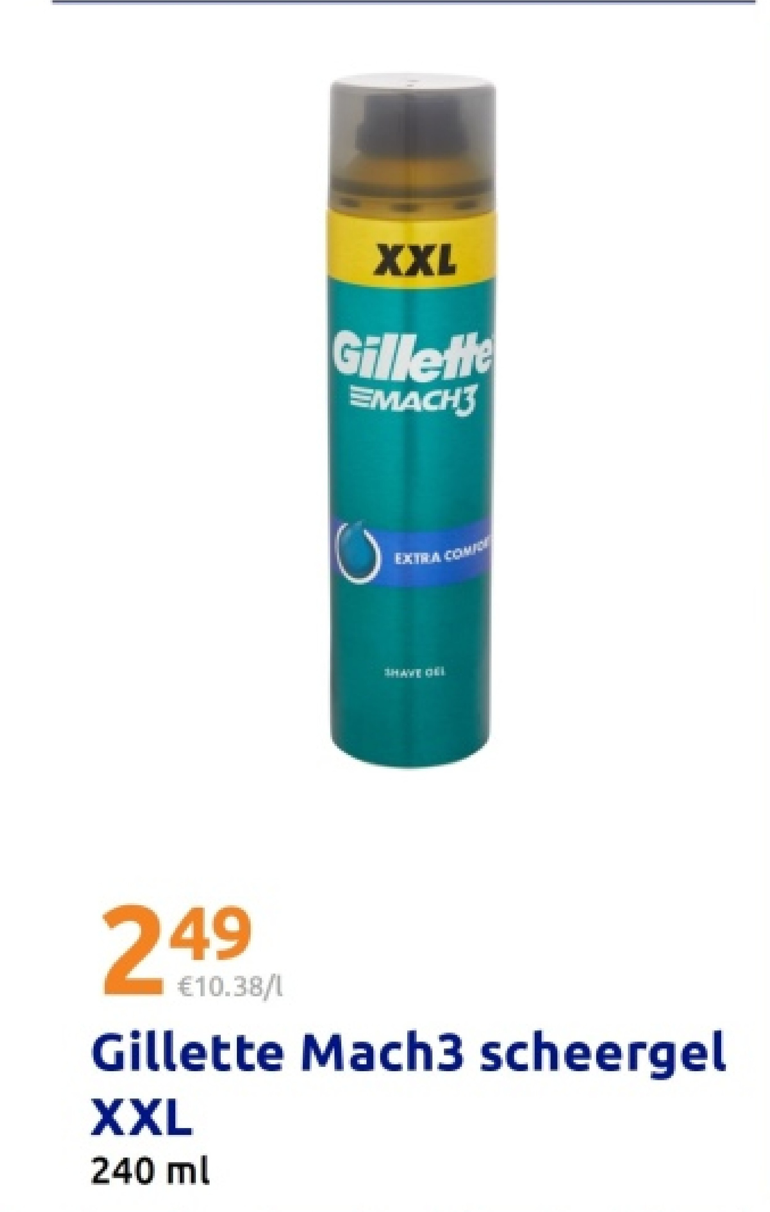 Gillette Mach3 scheergel XXL