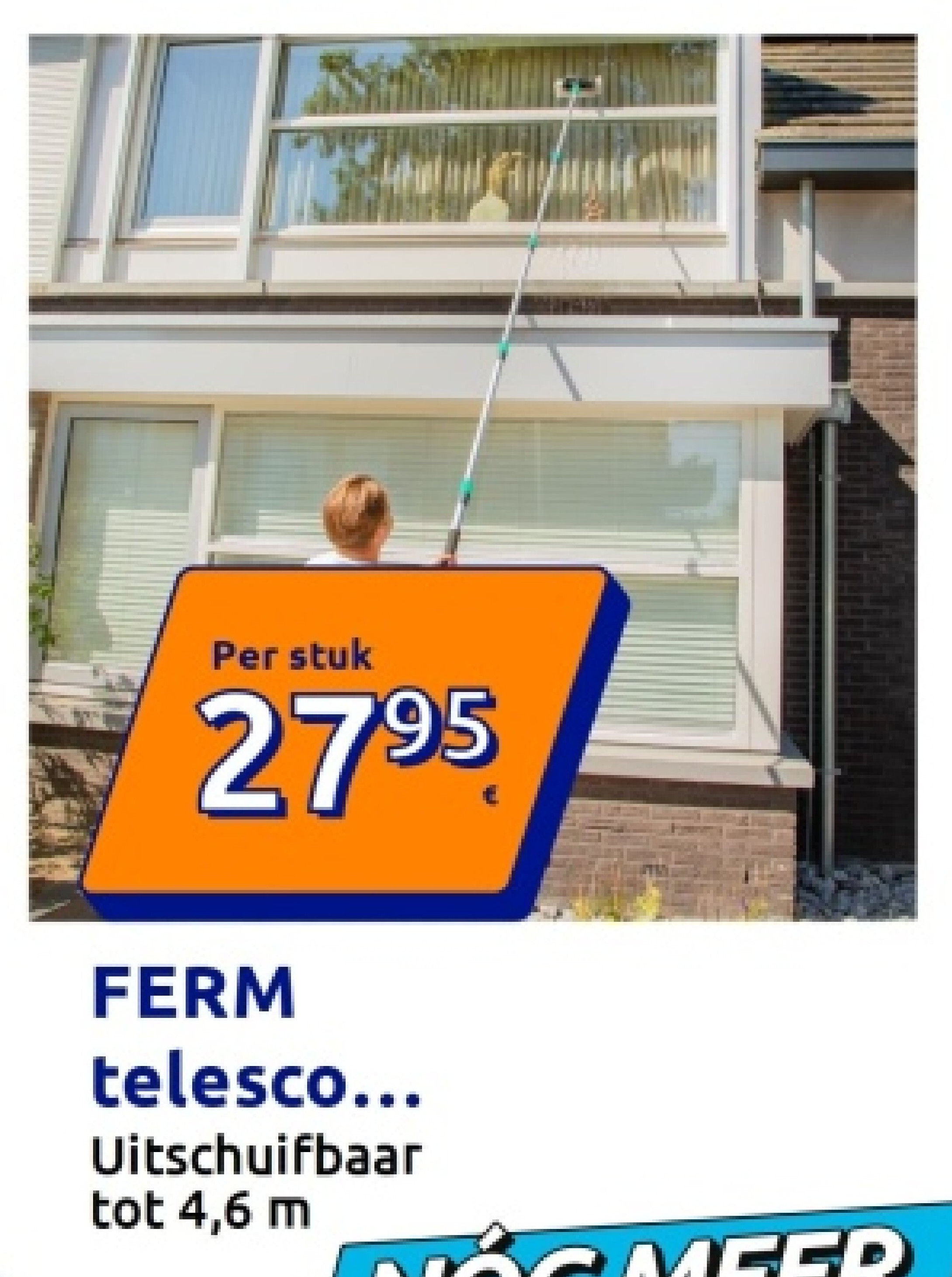 FERM telescopische wasborstel