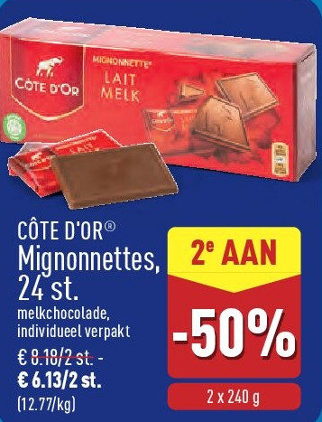 Mignonnettes, 24 st. melkchocola