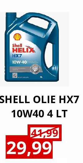 SHELL OLIE HX7 10W40 4 LT