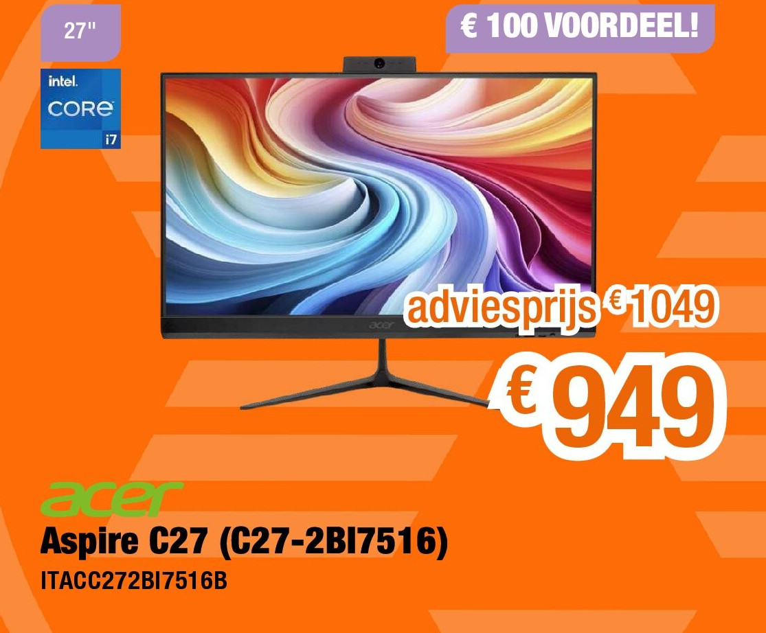 Aspire C27 (C27-2BI7516) ITACC272BI7516B