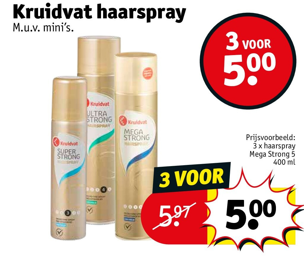 Kruidvat haarspray