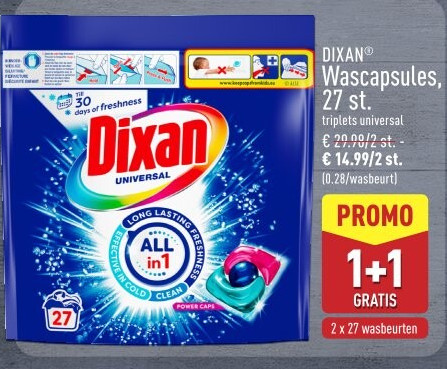 Wascapsules, 27 st.