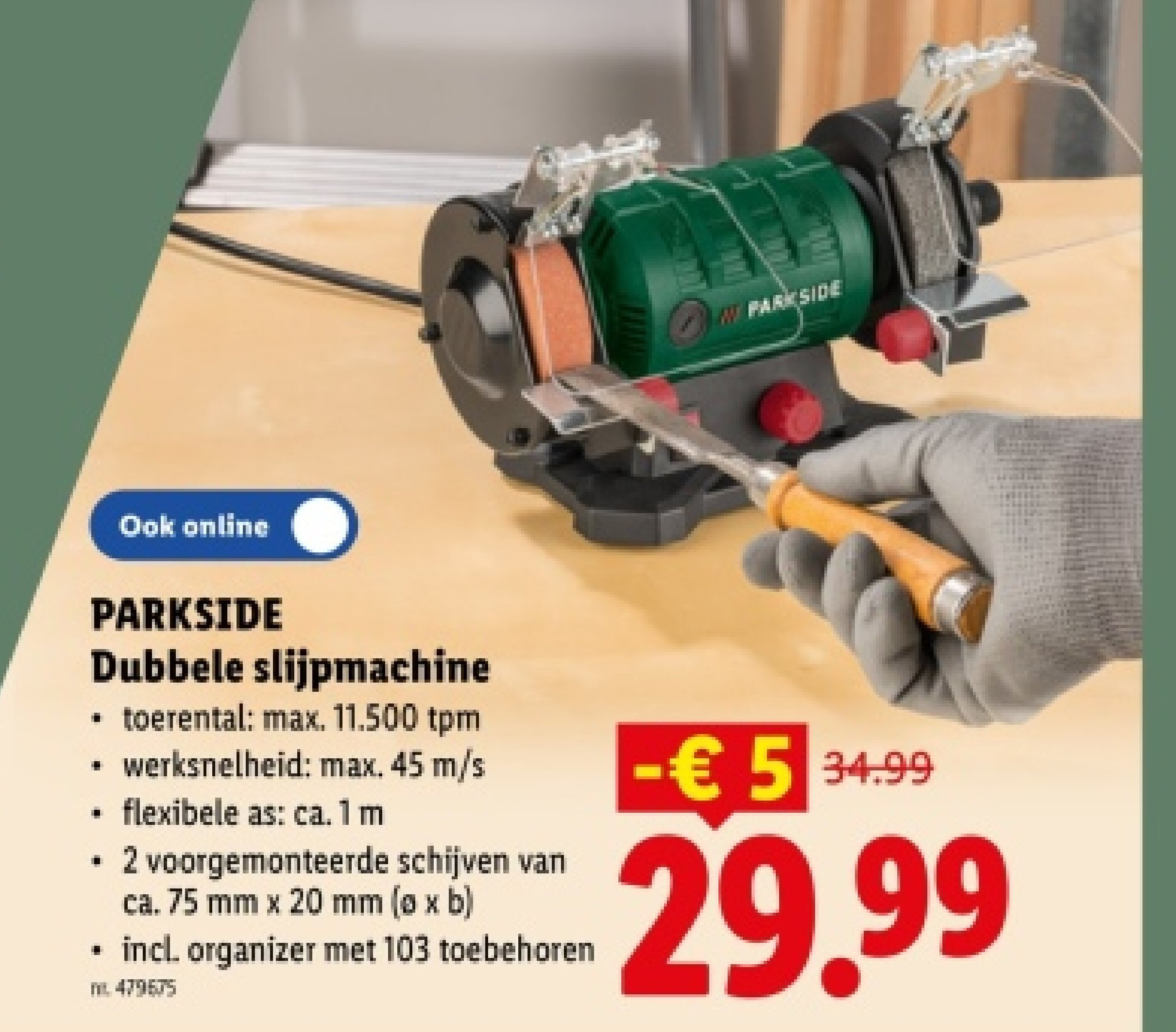 Dubbele slijpmachine