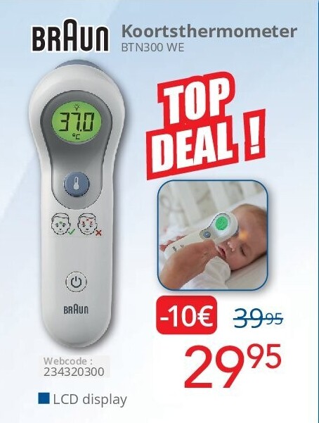 Koortsthermometer BTN300 WE