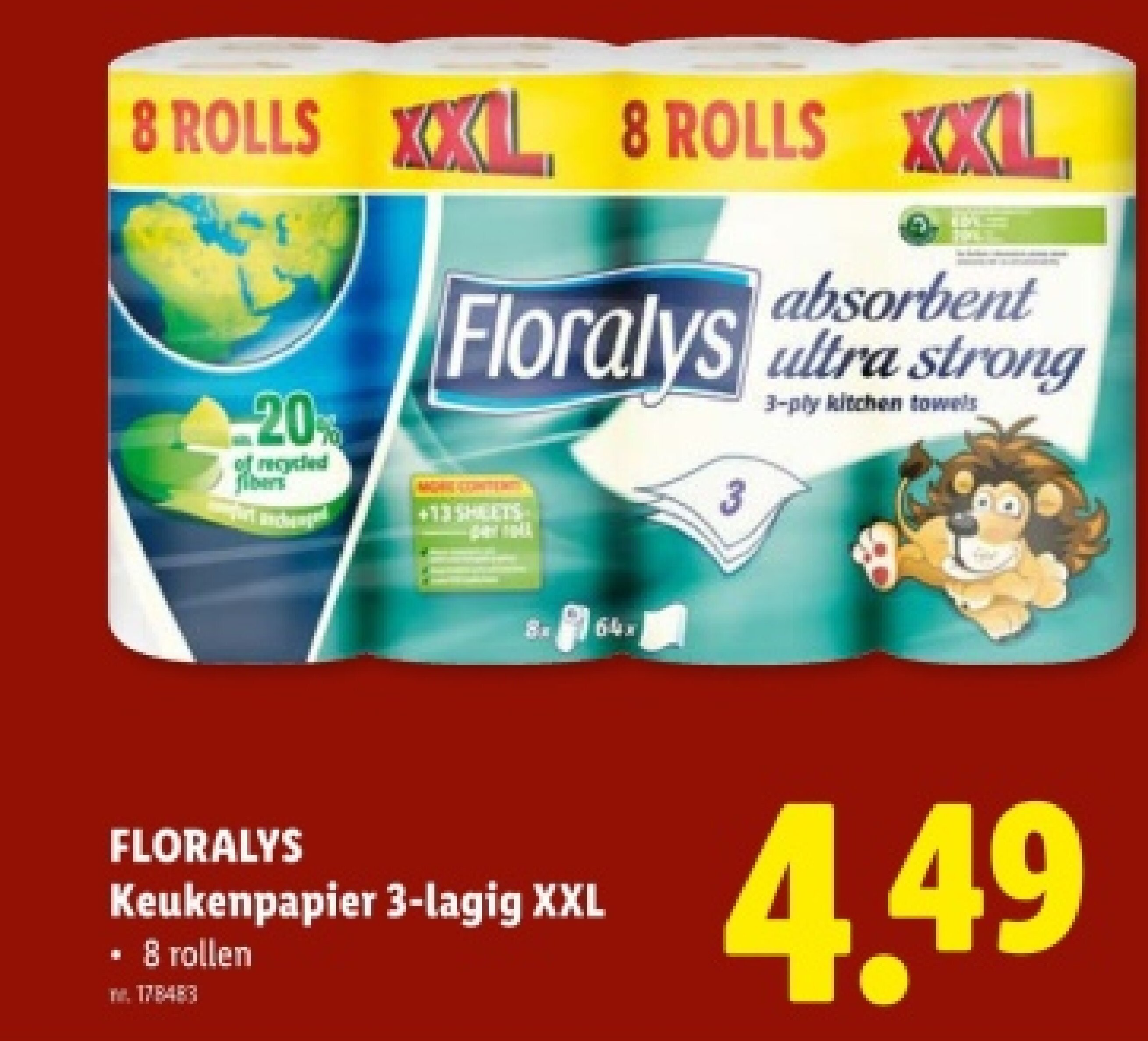Keukenpapier 3-lagig XXL