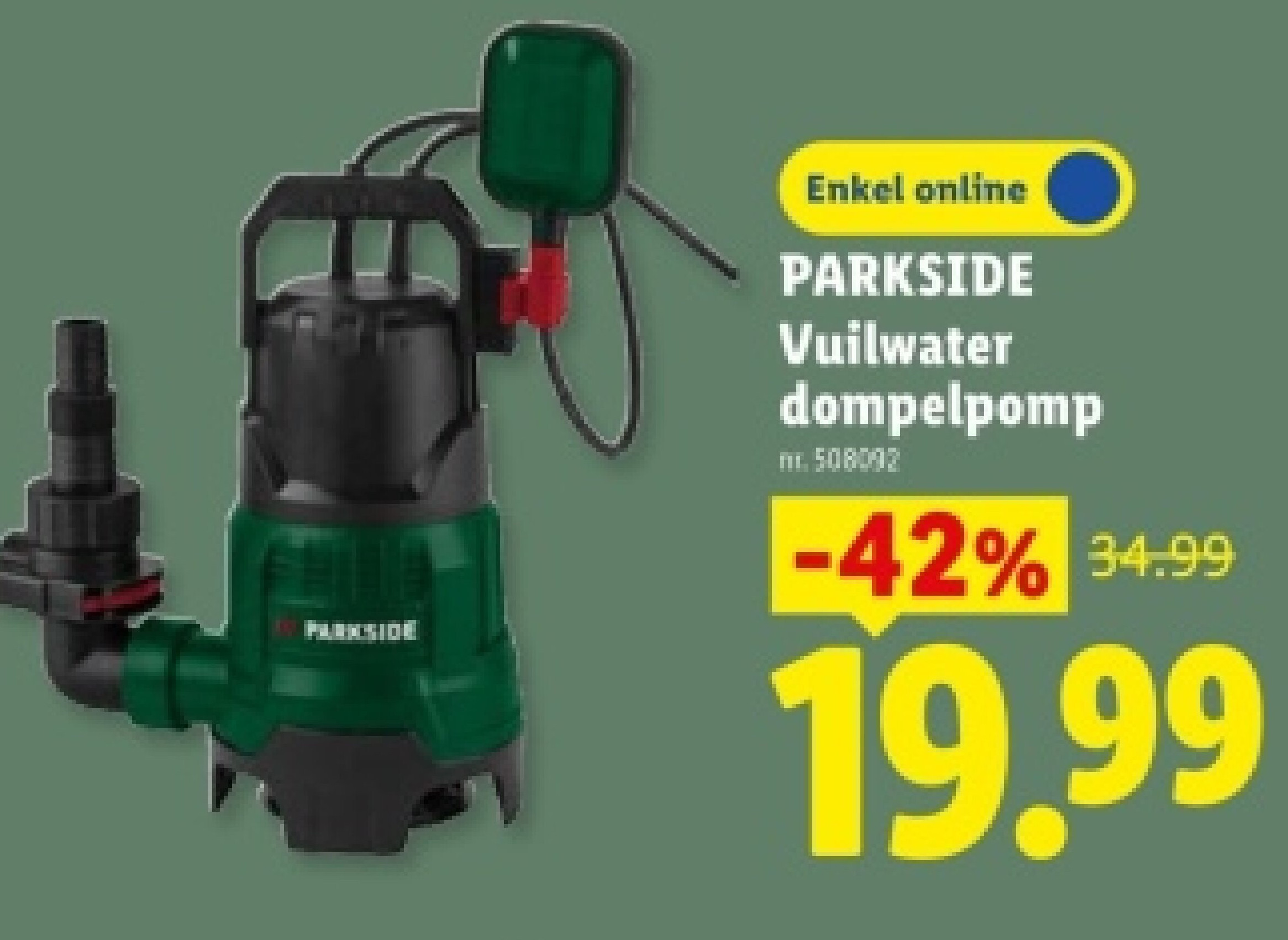Vuilwater dompelpomp