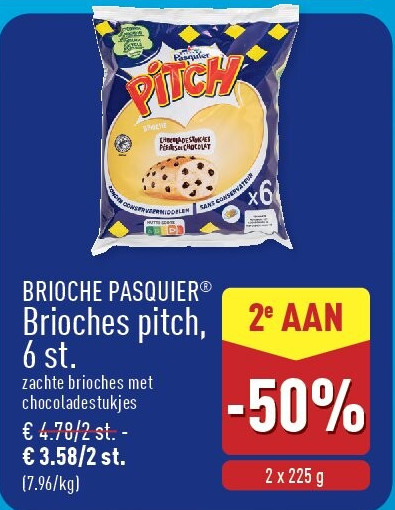 Brioches pitch, 6st.