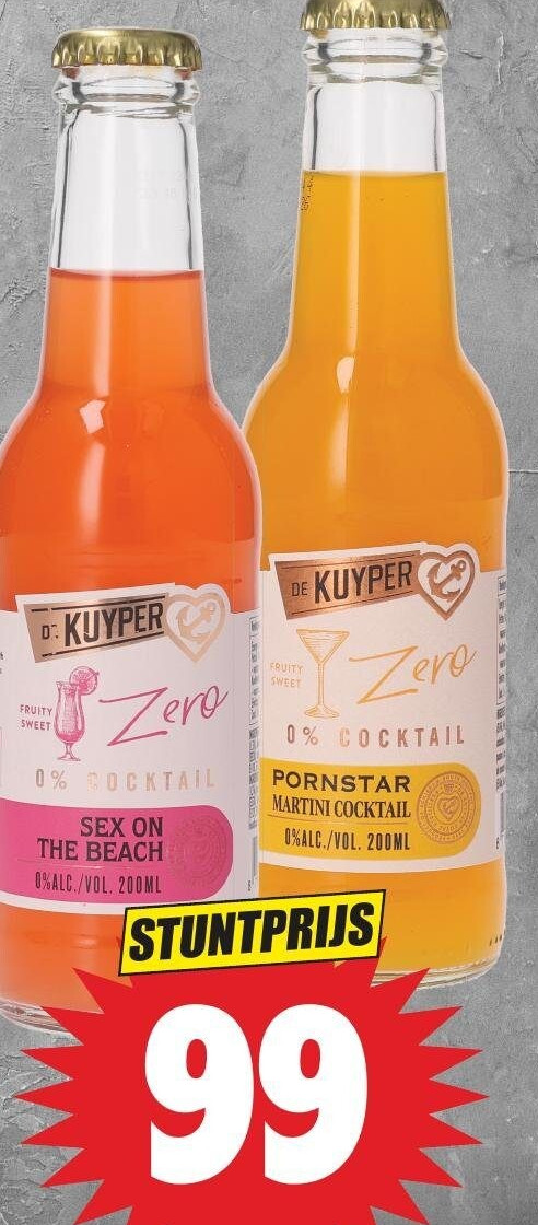 De Kuyper cocktail 0,0%