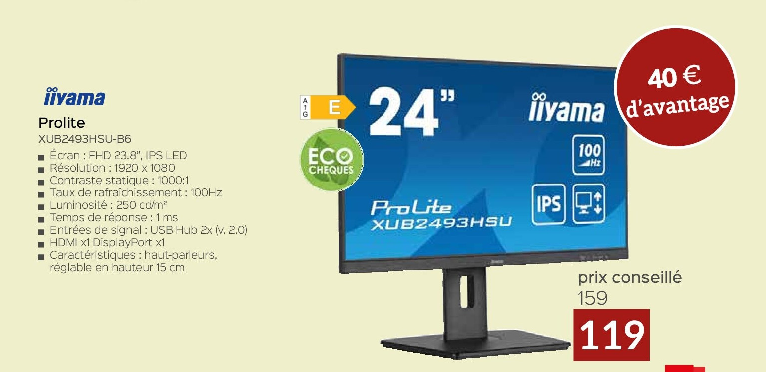 Prolite XUB2493HSU-B6