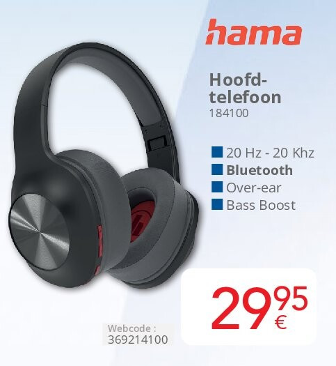 Hoofdtelefoon 184100