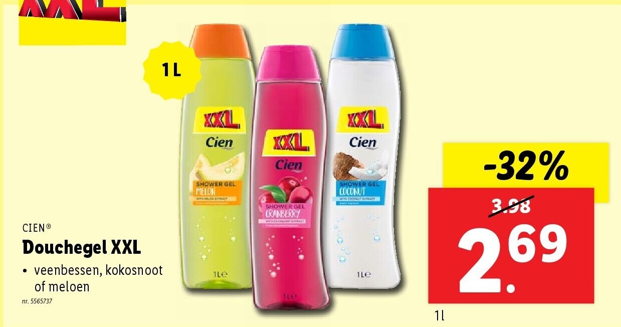 Douchegel XXL