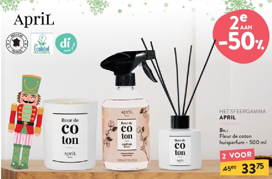 Fleur de coton huisparfum - 500 ml