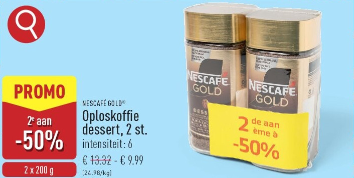 Oploskoffie dessert, 2 st.