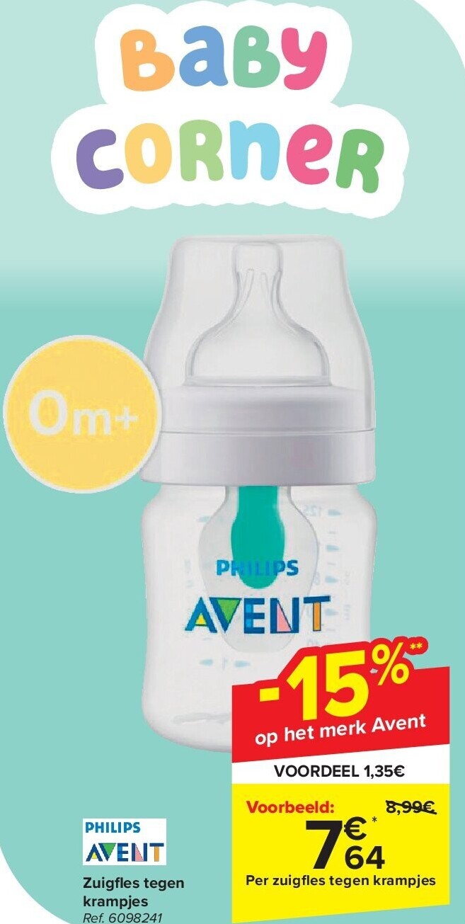 Zuigfles tegen krampjes