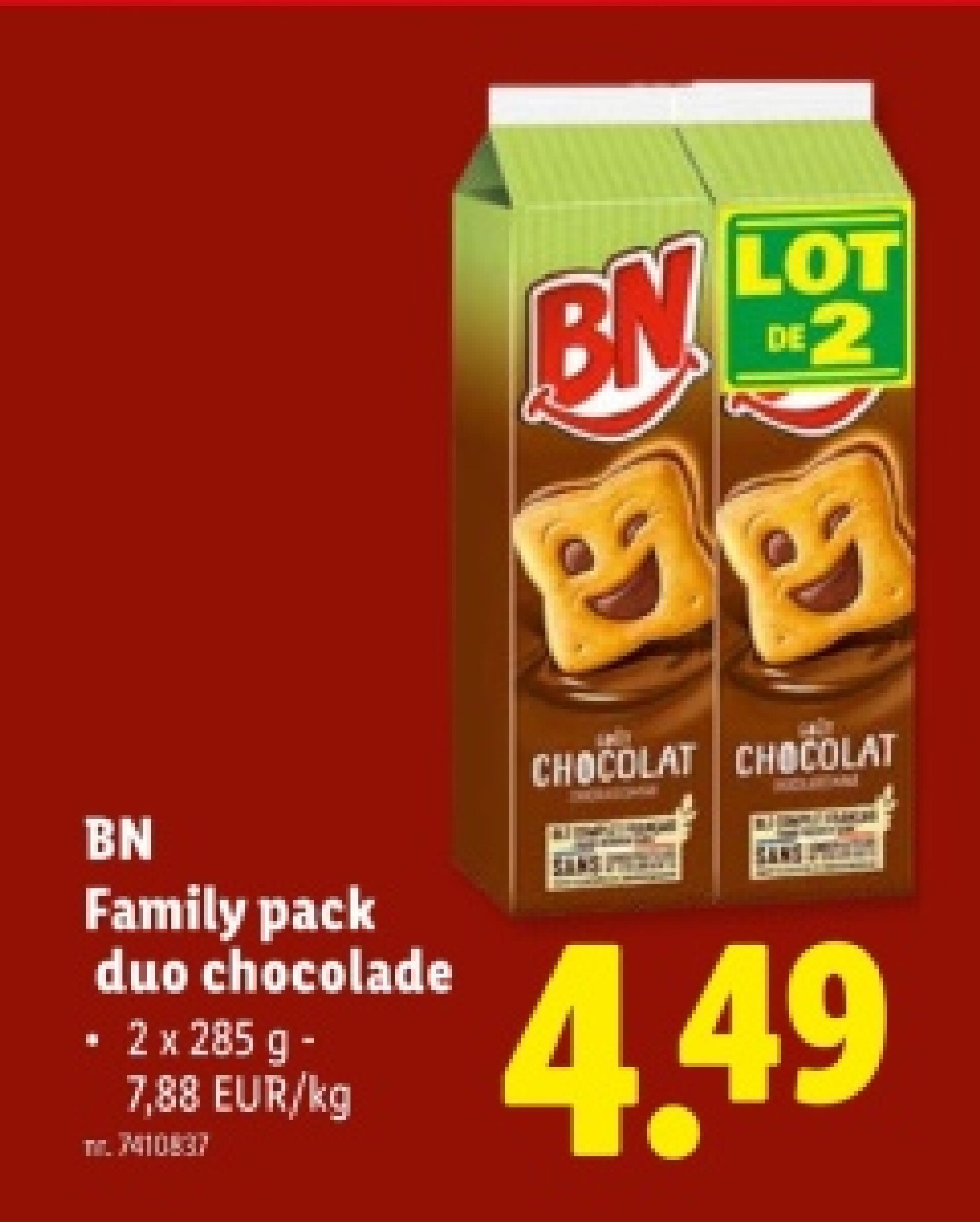Family pack duo chocolade