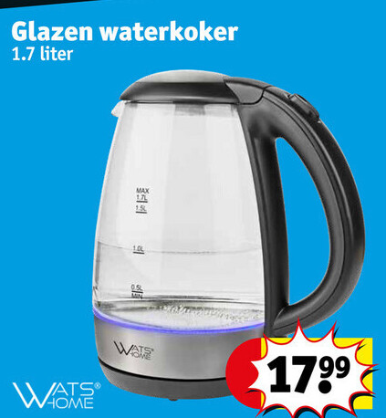 Glazen waterkoker