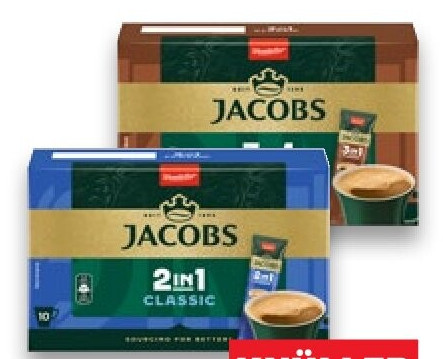 JACOBS Löslicher Kaffee 3 in 1 oder 2 in 1