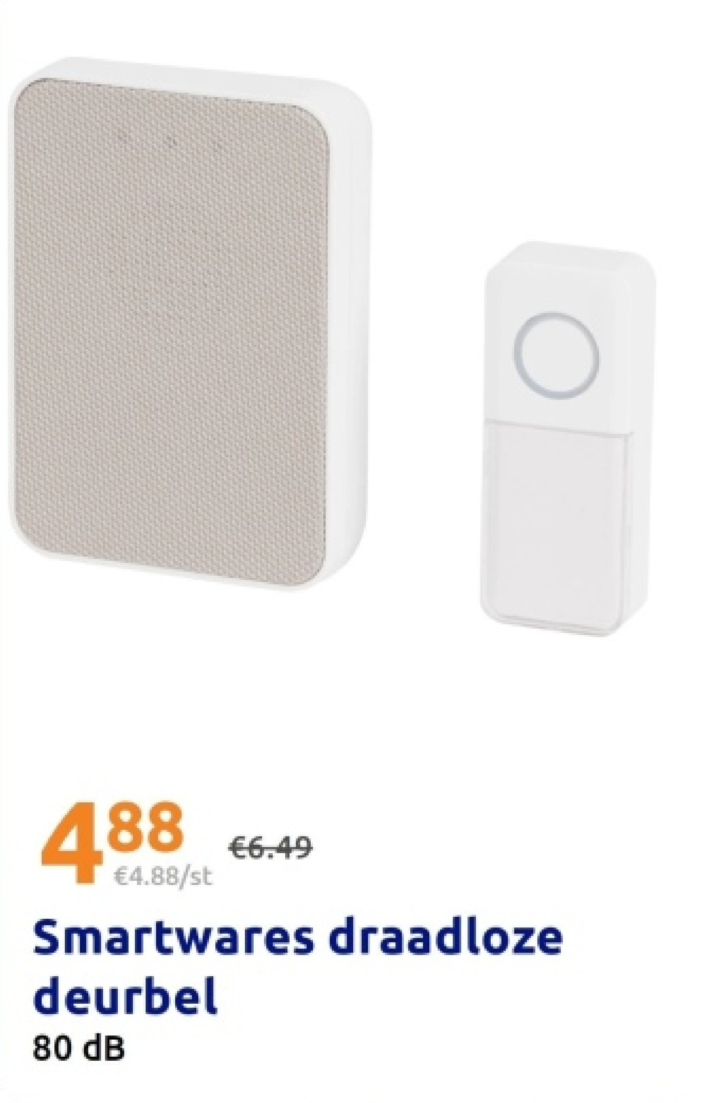 Smartwares draadloze deurbel