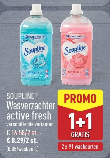 Wasverzachter active fresh