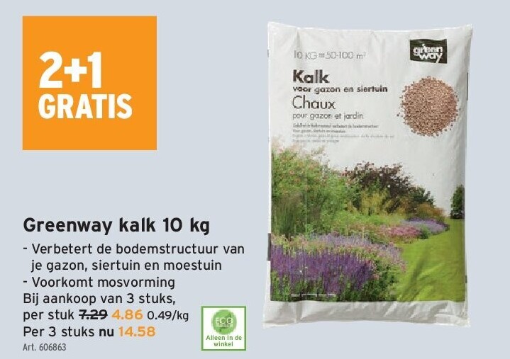 Greenway kalk 10 kg