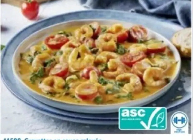 Crevettes en sauce relevée