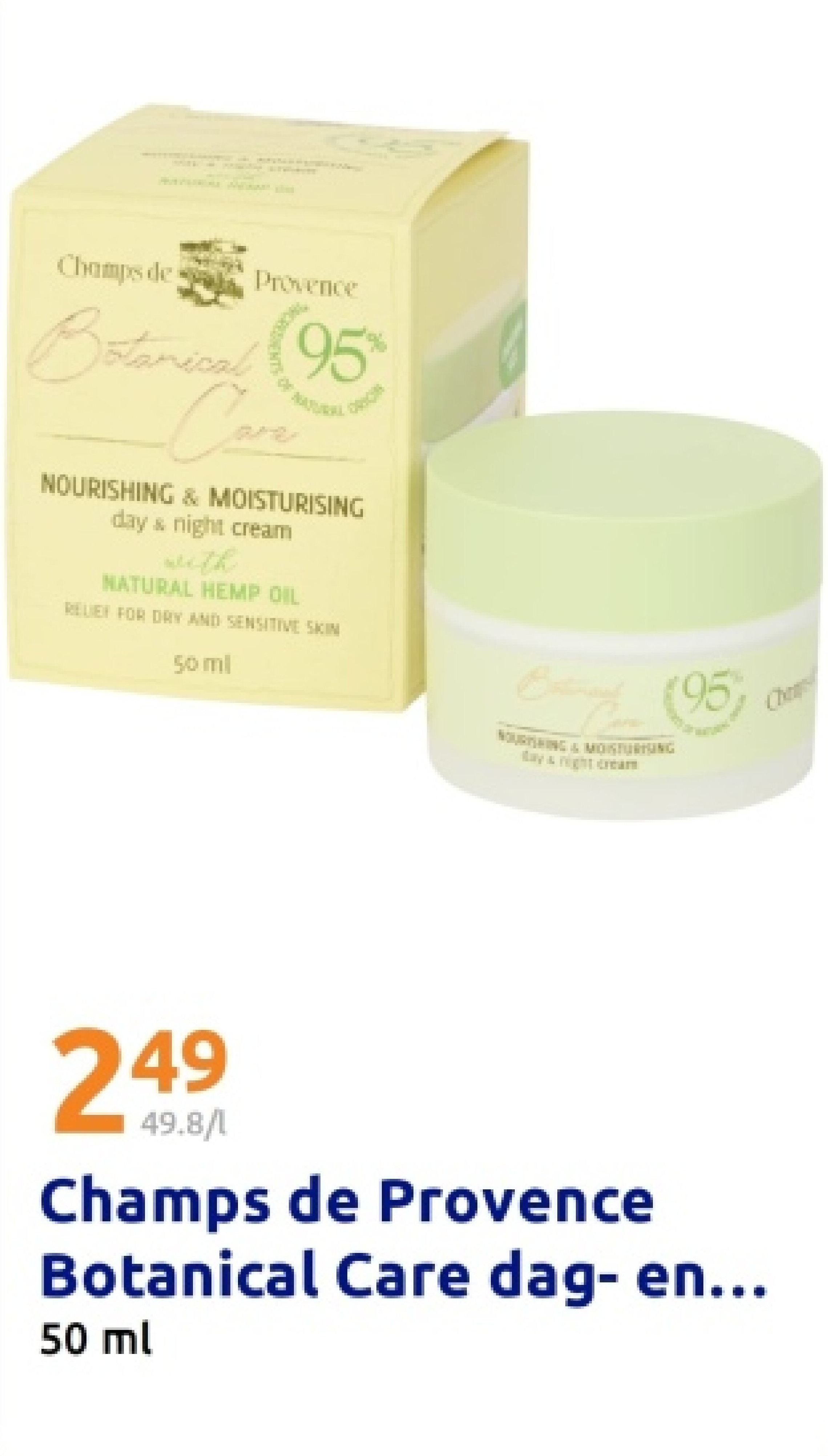 Champs de Provence Botanical Care dag- en nachtcrème