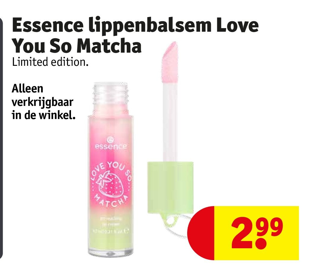 Essence lippenbalsem Love You So Matcha
