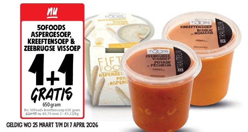 50Foods kreeftensoep 650 gram