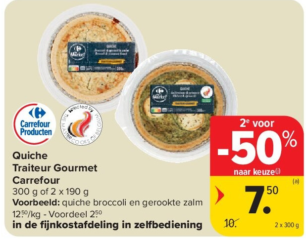 Quiche Traiteur Gourmet Carrefour