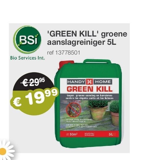 'GREEN KILL' groene aanslagreiniger 5L