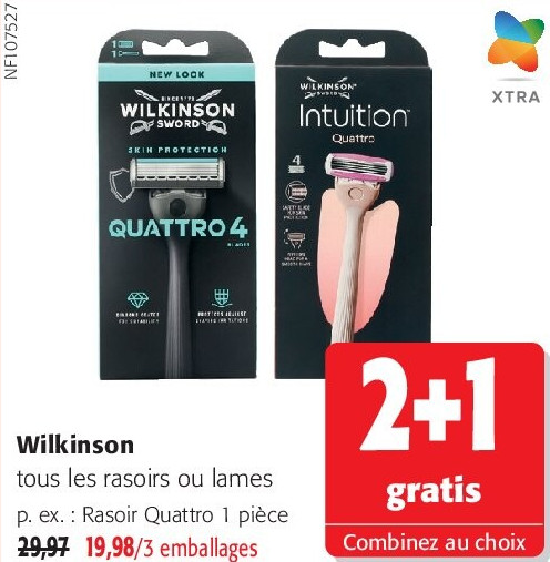 Wilkinson tous les rasoirs