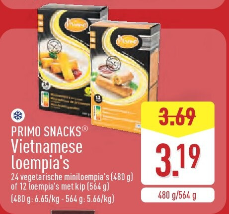 Vietnamese loempia's