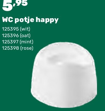 WC potje happy