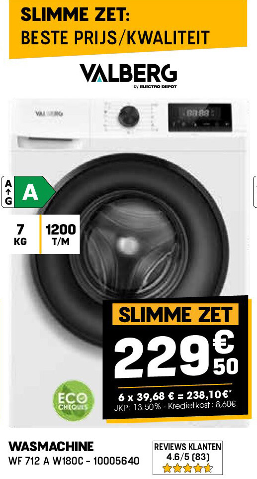 WASMACHINE WF 712 A W180C