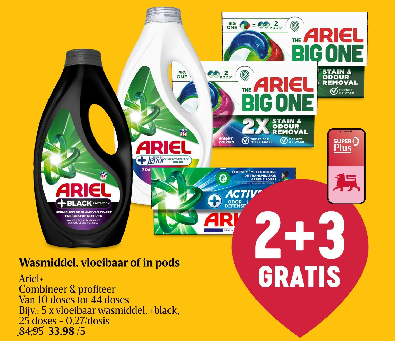 Wasmiddel, vloeibaar of in pods