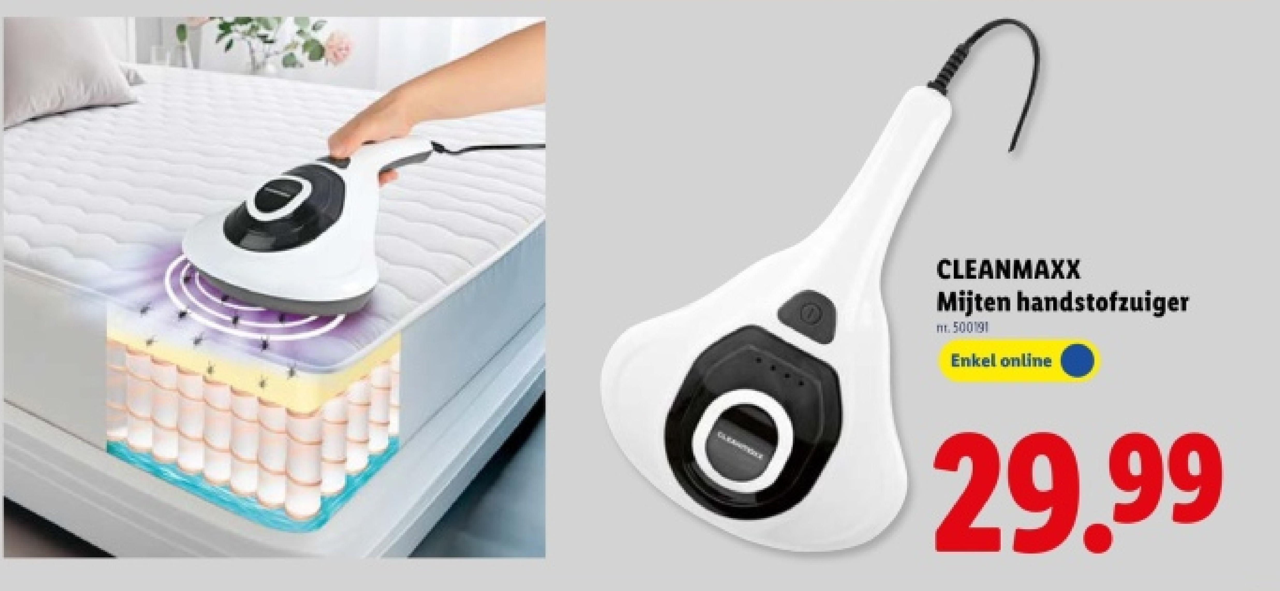 Mijten handstofzuiger