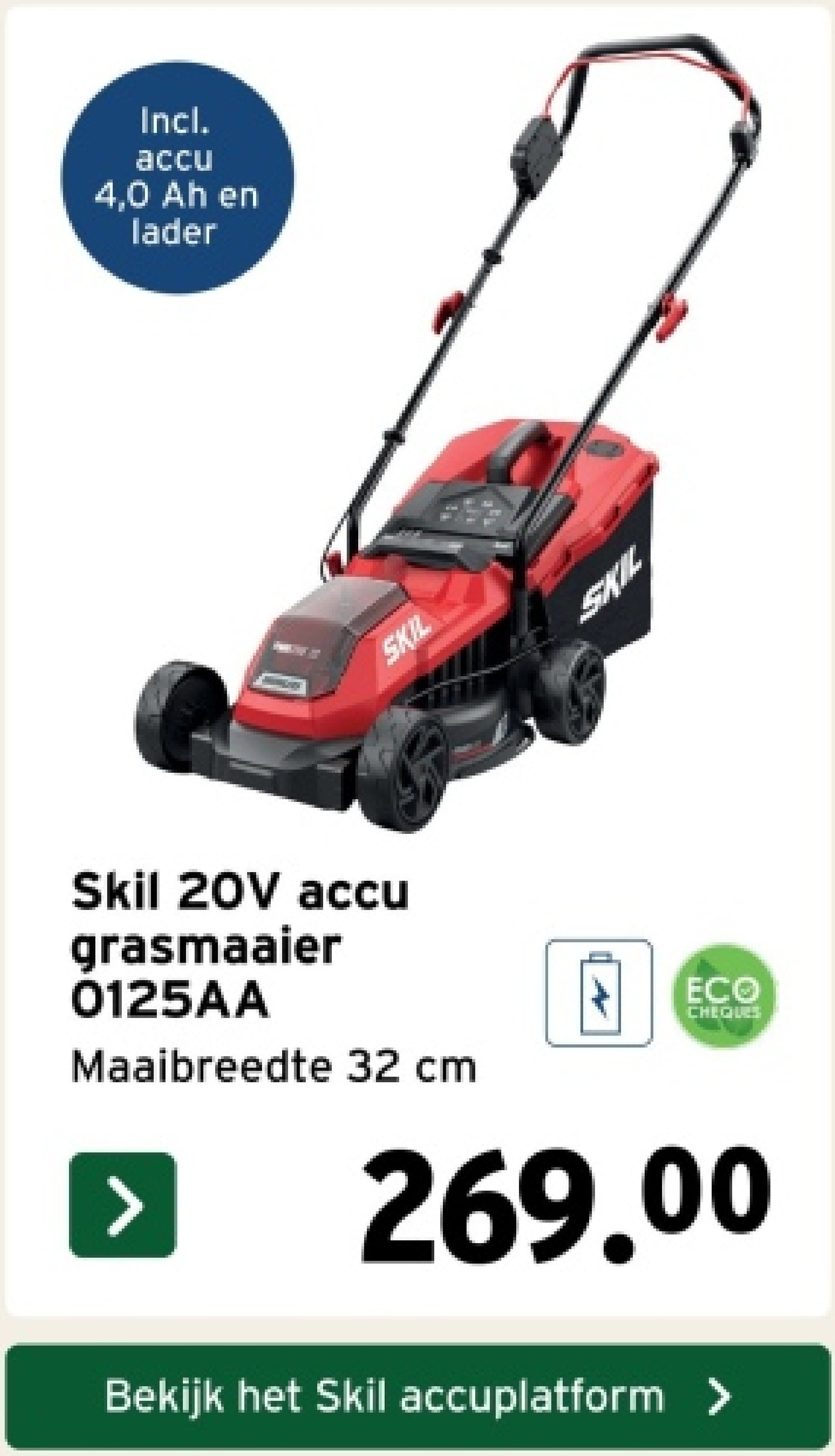 Skil 20V accu grasmaaier 0125AA