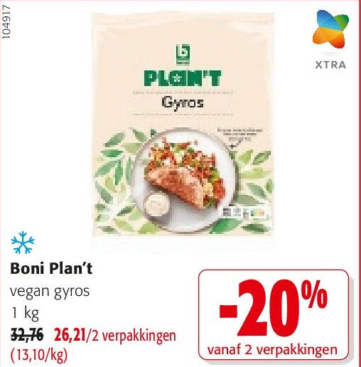 Boni Plan’t vegan gyros 1 kg