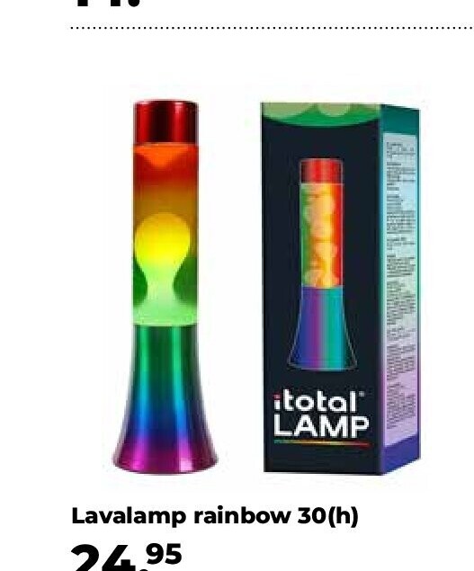 Lavalamp rainbow 30(h)