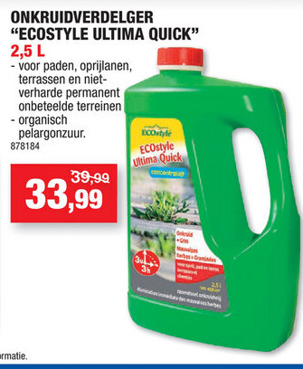 ONKRUIDVERDELGER ECOSTYLE ULTIMA QUICK" 2,5 L