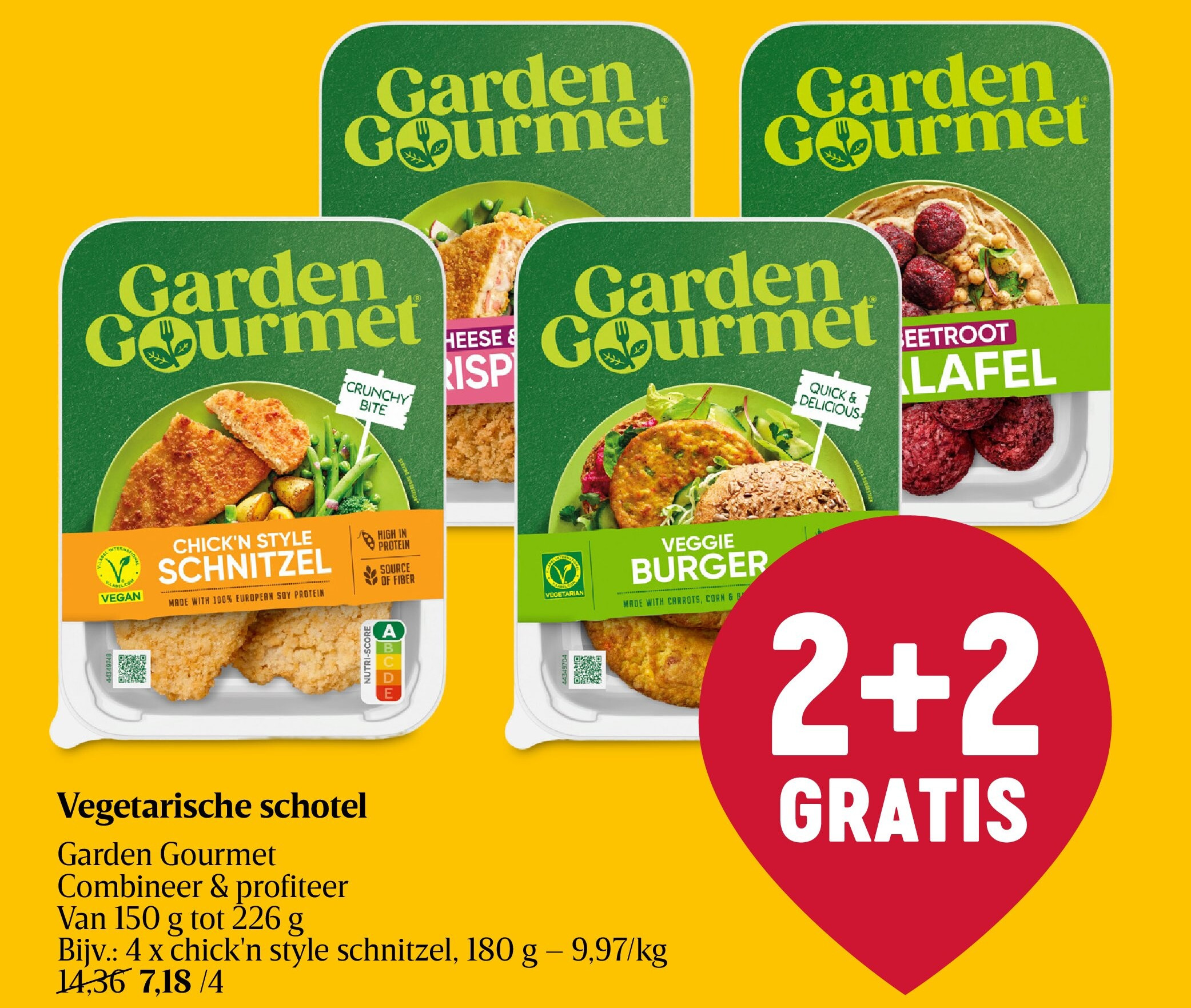 Vegetarische schotel