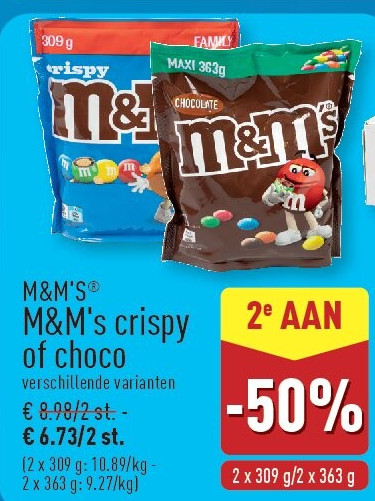 M&M's crispy of choco