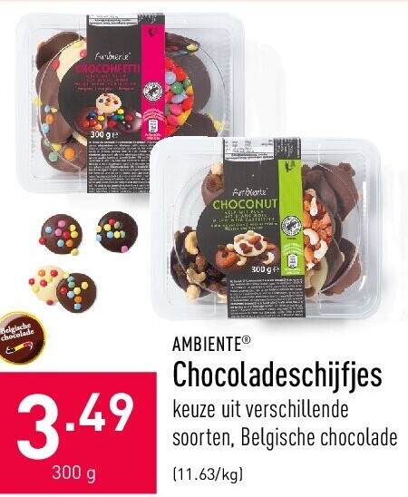 Chocoladeschijfjes
