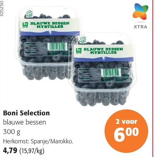 Boni Selection blauwe bessen 300 g