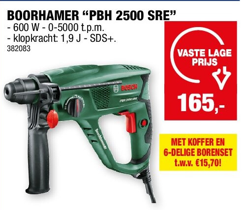 BOORHAMER “PBH 2500 SRE”