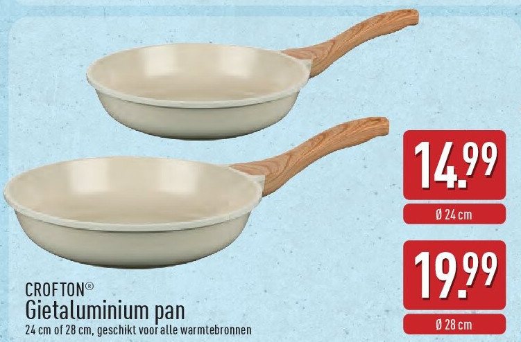 Gietaluminium pan