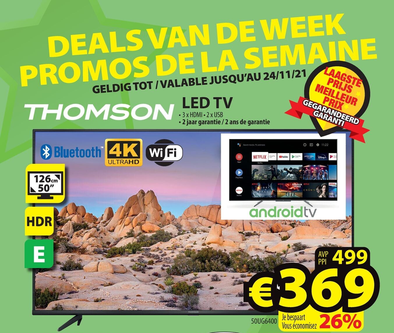 THOMSON 4K ULTRA HD LED TV