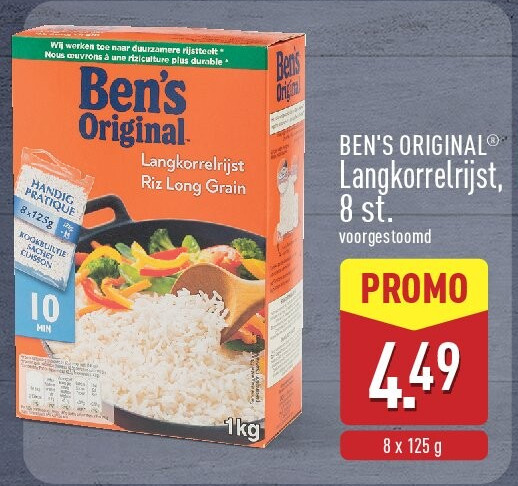 Langkorrelrijst, 8st.